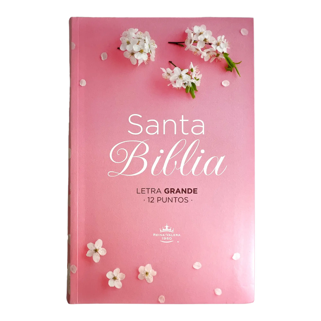 Biblia RV60 Eco Flex Rosada floral