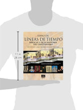 Load image into Gallery viewer, Libro de líneas de tiempo de la Biblia y de la historia del Cristianismo
