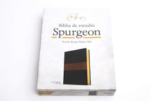 Load image into Gallery viewer, Biblia de estudio Spurgeon RVR60 Símil Piel
