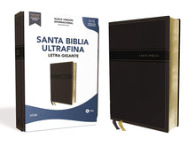 Load image into Gallery viewer, Biblia NVI, Revisión 2022, Ultrafina, Letra Gigante, Leathersoft, Negro
