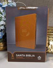 Cargar imagen en el visor de la galería, Biblia RVR60 Café Edición zíper Letra grande
