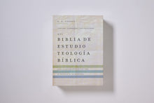 Load image into Gallery viewer, Biblia de estudio Teología Bíblica NVI - Piel reciclada negra
