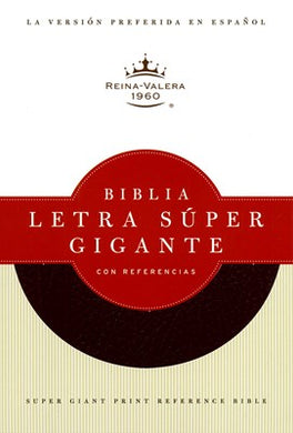 Biblia RVR Letra Súper Gigante Imitación Piel Negro índice