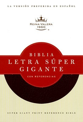 Biblia RVR Letra Súper Gigante Imitación Piel Negro índice