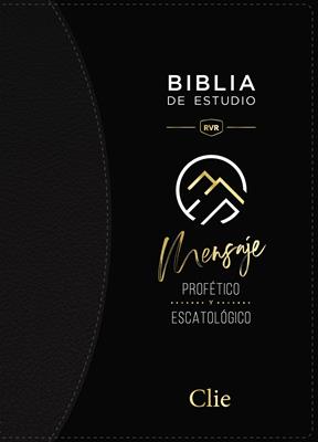 Biblia de Estudio del Mensaje Profético y Escatológico RVR - Negro