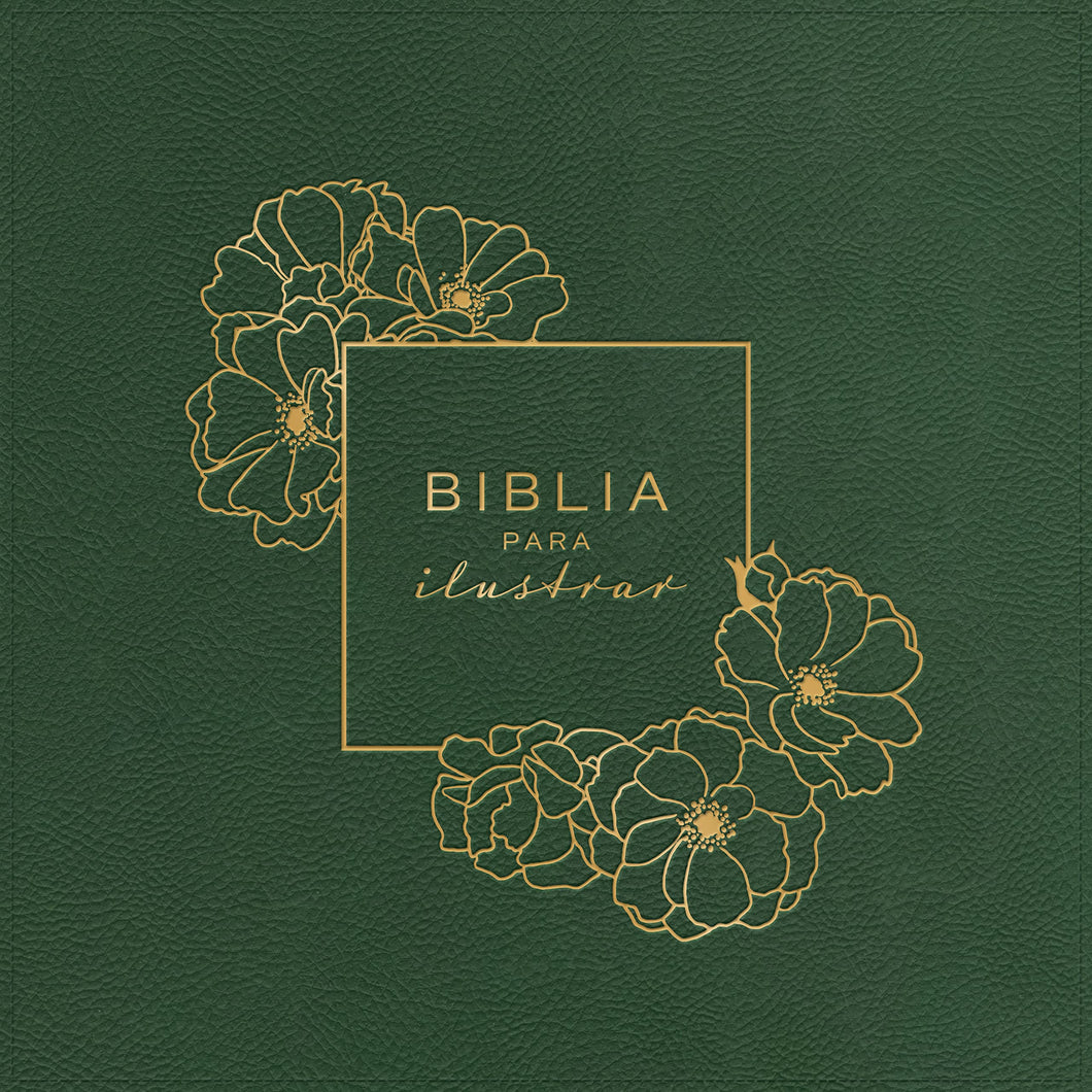 Biblia para ilustrar RVR60- Verde Símil Piel