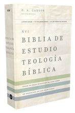 Load image into Gallery viewer, Biblia de estudio Teología Bíblica NVI - Tapa Dura
