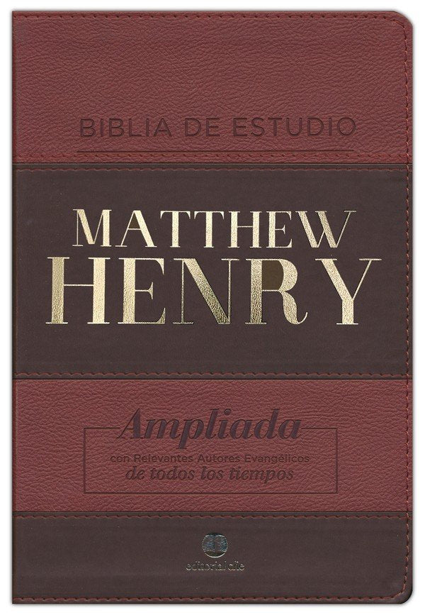 Biblia Estudio Matthew Henry RVR Piel Italiana Índice