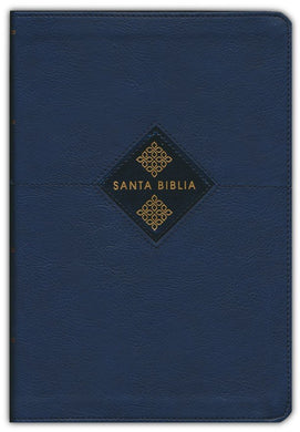 Biblia de Estudio NBLA Gracia y Verdad Imitación Piel Azul Marino