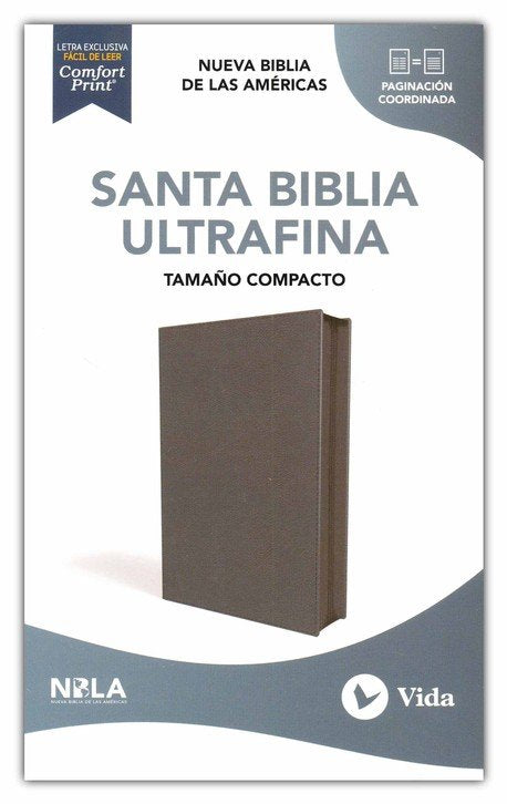 Biblia Compacta Letra Grande Azul con Cierre NBLA