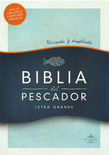 Cargar imagen en el visor de la galería, Biblia del pescador RVR60 Letra grande Caoba Símil piel
