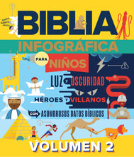 Cargar imagen en el visor de la galería, Biblia infográfica para niños Volumen 2
