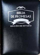 Cargar imagen en el visor de la galería, Biblia de promesas RVR60 negra con cierre | Biblias en Colombia | Sociedad Bíblica Colombiana
