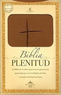 Biblia de Estudio Plenitud RVR Piel Terracota